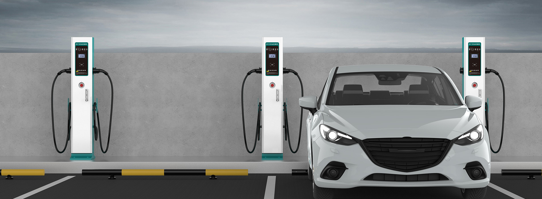 AC002 Floor Stand EV Charging Station